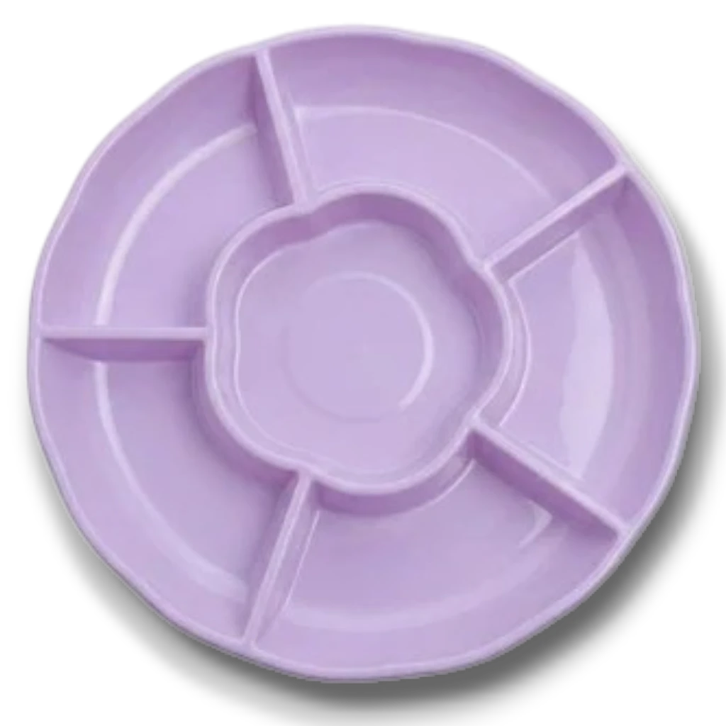 Charola Con Division Lavanda C/3