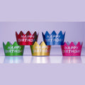 Mini Cardboard Crown Happy Birthday Foil C/1