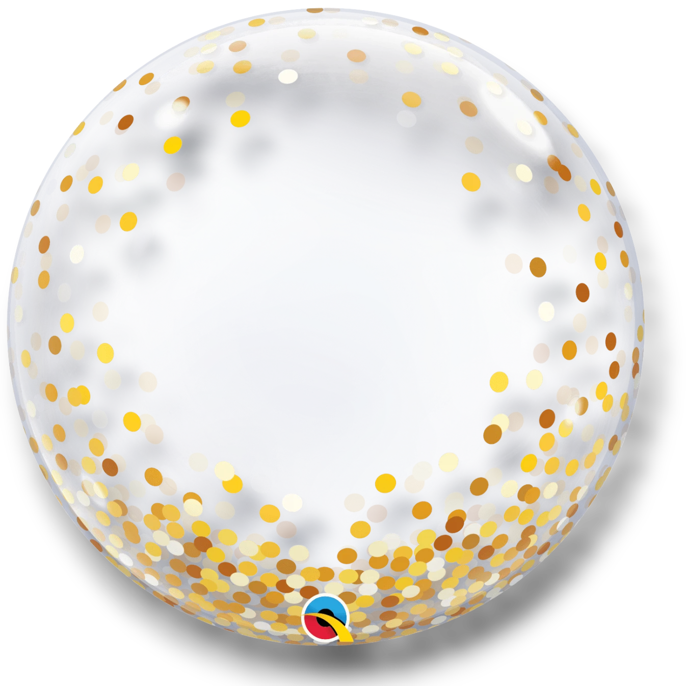 Bubble 22" Gold Confetti Dots C/1