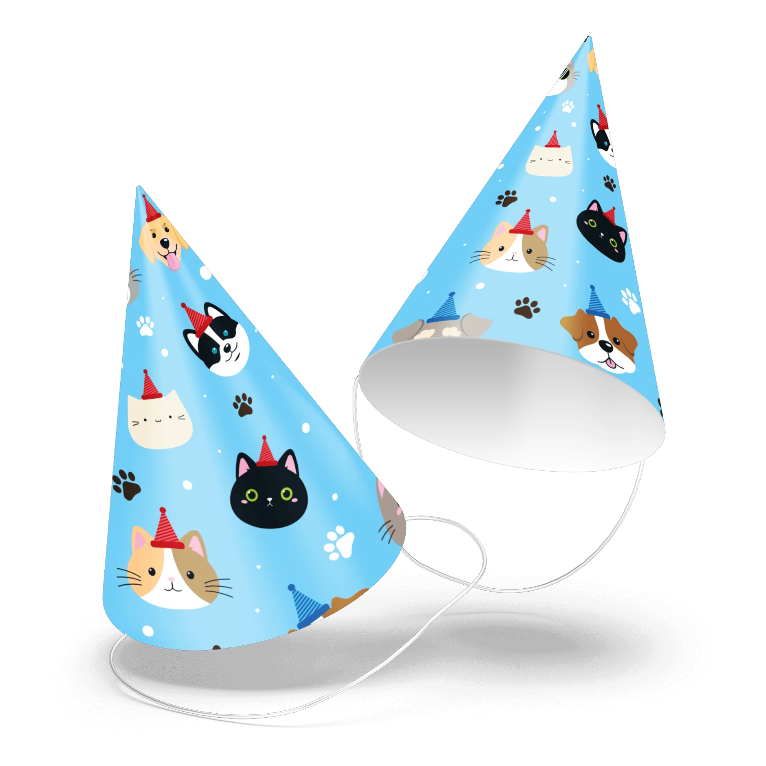 Happy Birthday Pet Hats (6 per pack)