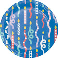 7" Party Patterns Plate C/8