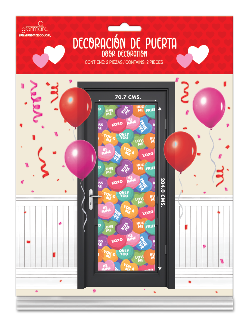 Decoracion De Puerta Amor C/1