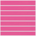 Servilleta CH Rosa Rayas Blancas C/16