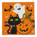 Servilleta G Gato y calabaza Halloween C/16