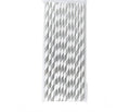 Popote Plata/Blanco C/25