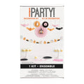 Plato 9" Groovy Halloween Paper Decoration Kit C/9