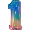 Balloon 40" Number 1 Candy C/1