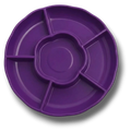 Charola Con Division Morado C/3