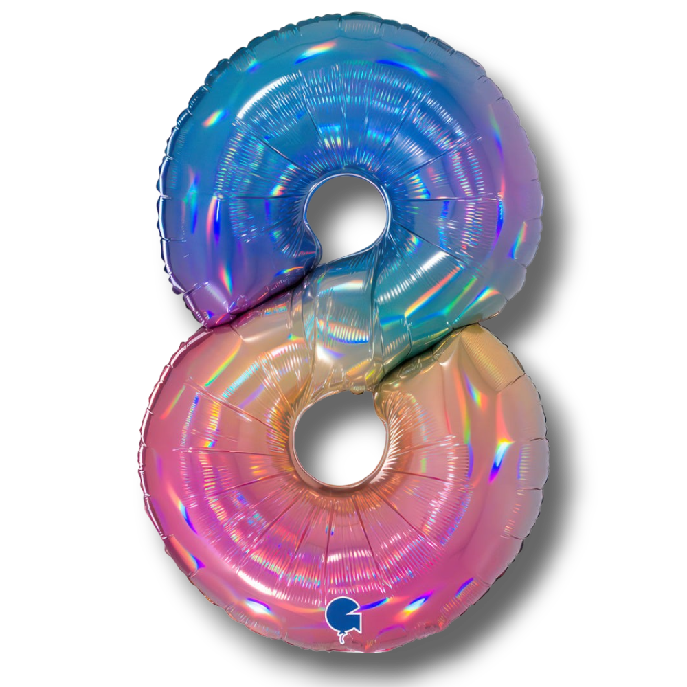Balloon 40" Number 8 Candy C/1