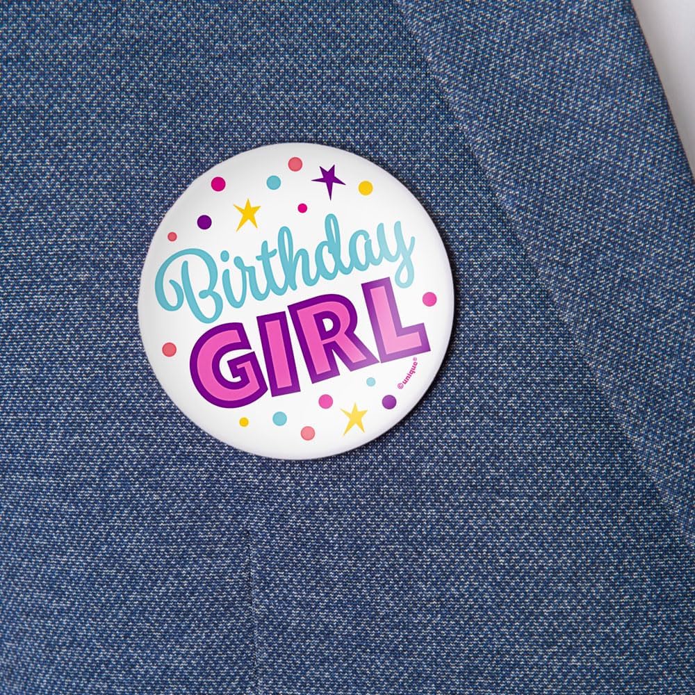 Boton Birthday Girl C/1