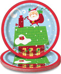 7" Colorful Santa Plate C/1