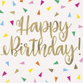 Servilleta G Bright Triangle Birthday C/16