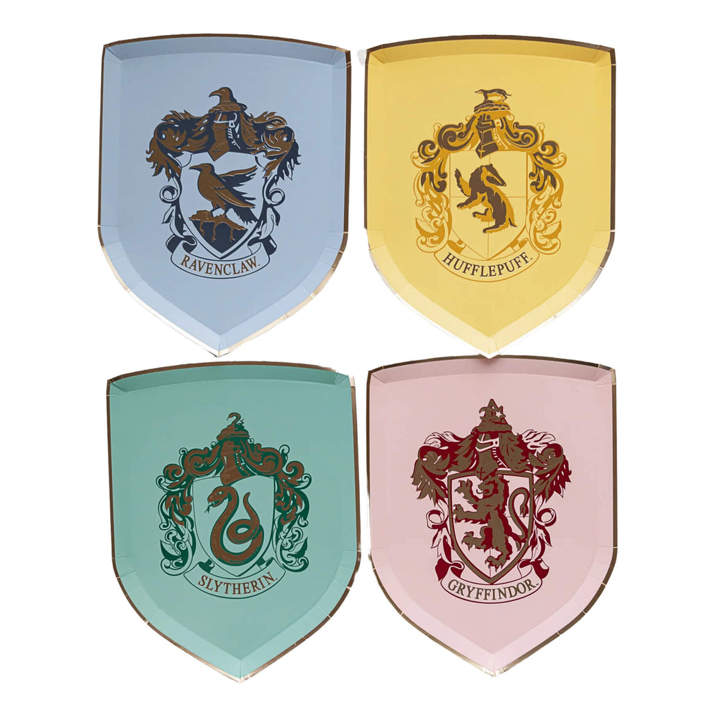 Hogwarts Shield Figure Plate / Harry Potter C/8