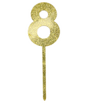 Cake Topper Number 8 C/1