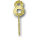 Cake Topper Numero 8 C/1