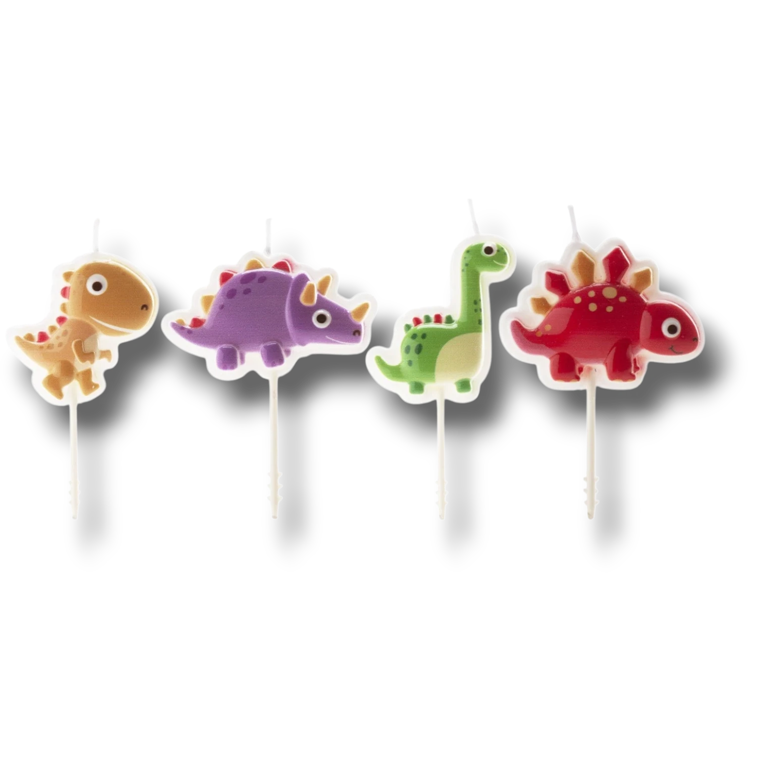 Dinosaur Birthday Candles (4 Pack)