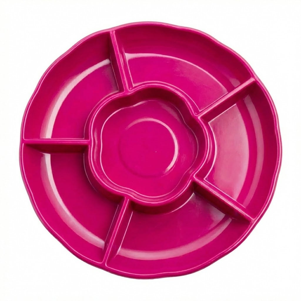 Charola Con Division Magenta C/3