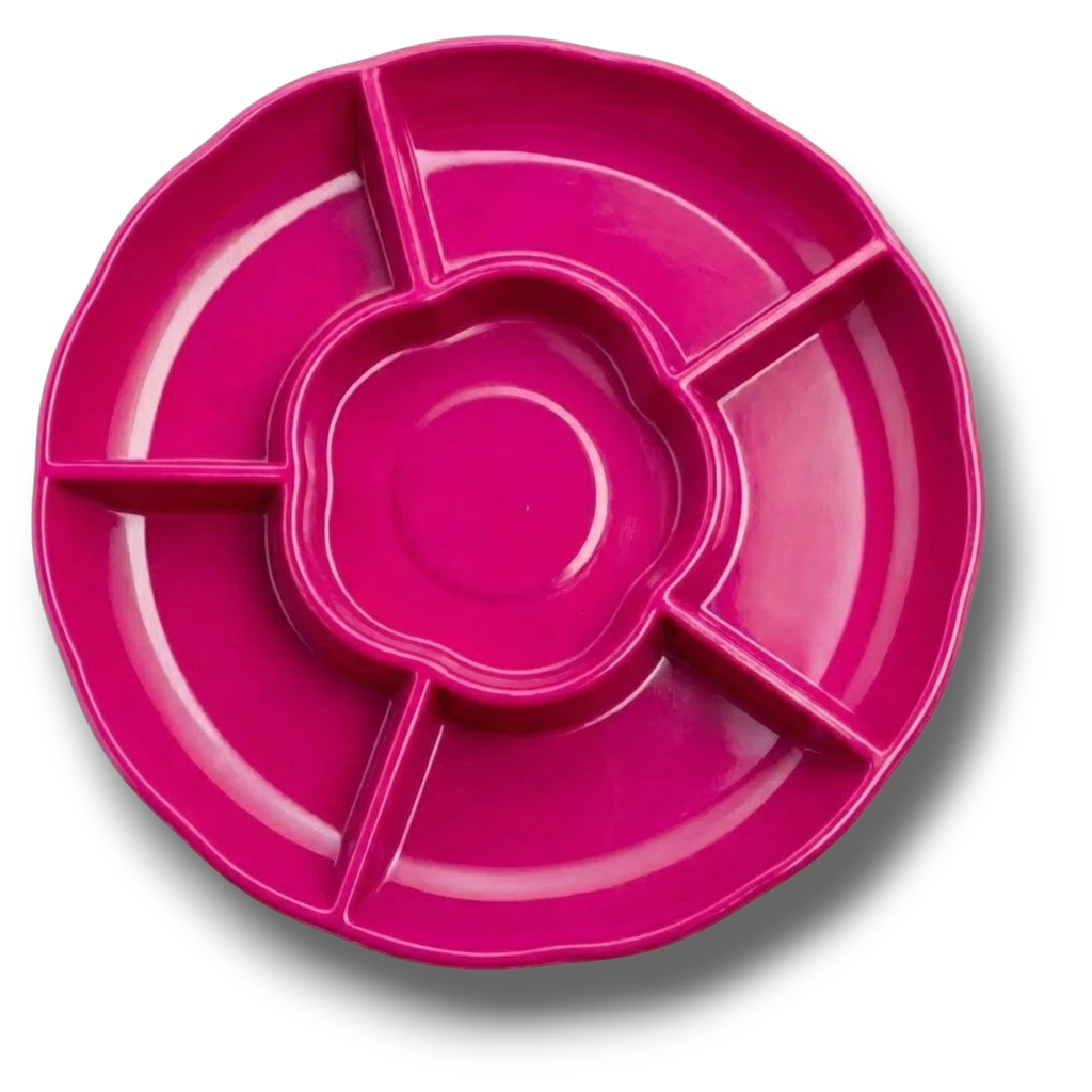 Charola Con Division Magenta C/3