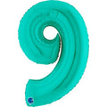 Globo 40" Numero 9 Tiffany