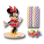 Kit Vela Figura Minnie Mouse C/10