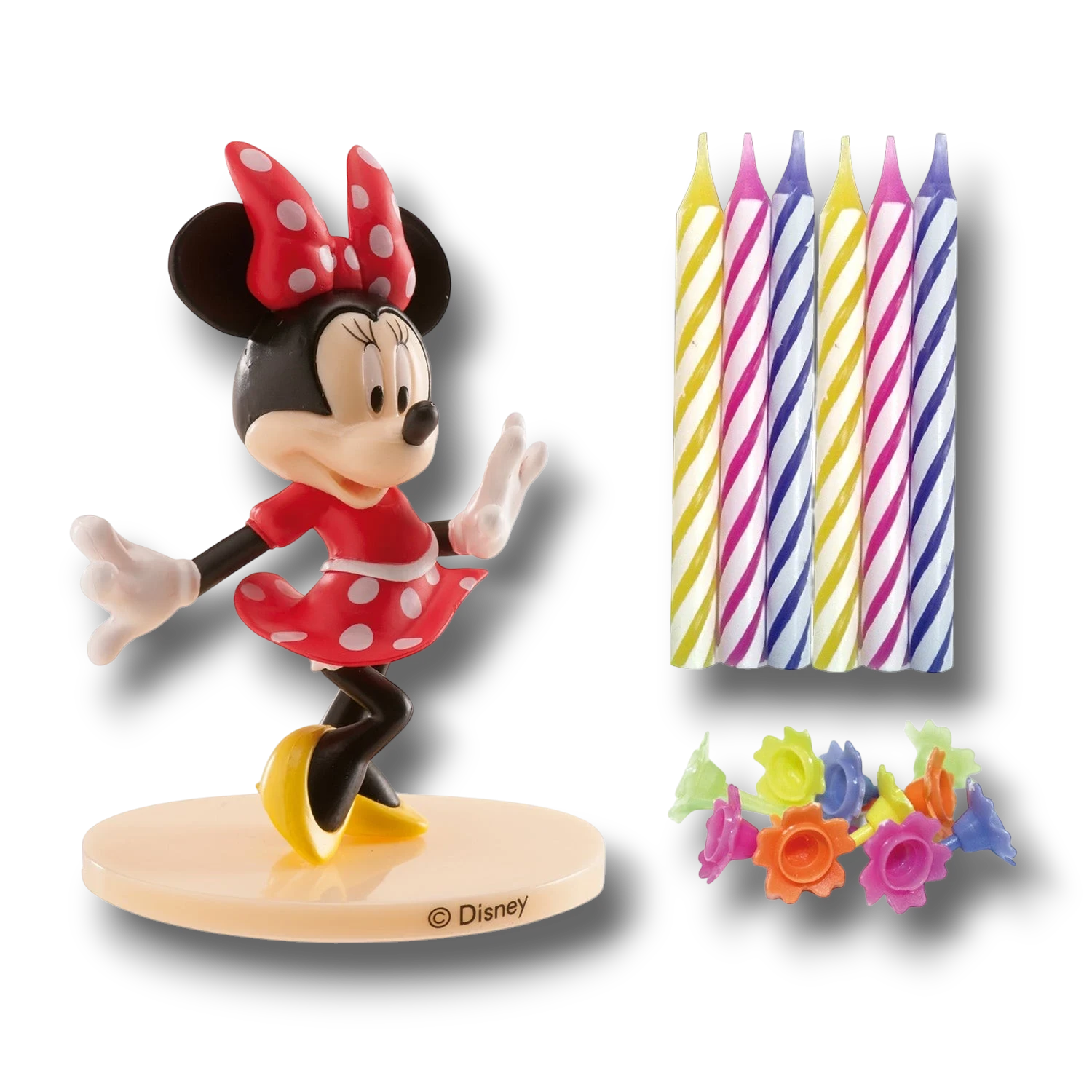 Minnie Mouse Figure Candle Kit C/10