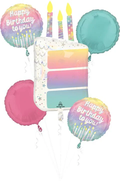 Bouquet Birthday Pearlized C/5