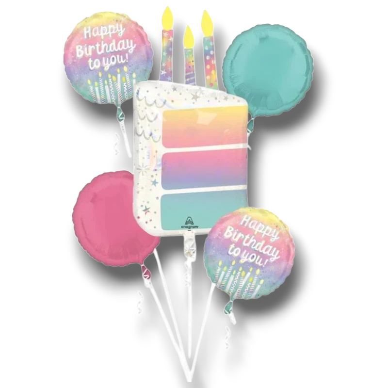 Bouquet Birthday Pearlized C/5