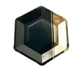 Black and Gold Hexagonal Plate C/8