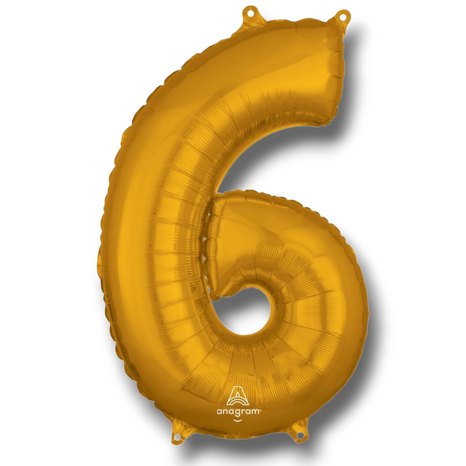 Globo 26" Numero 6 Oro C/1