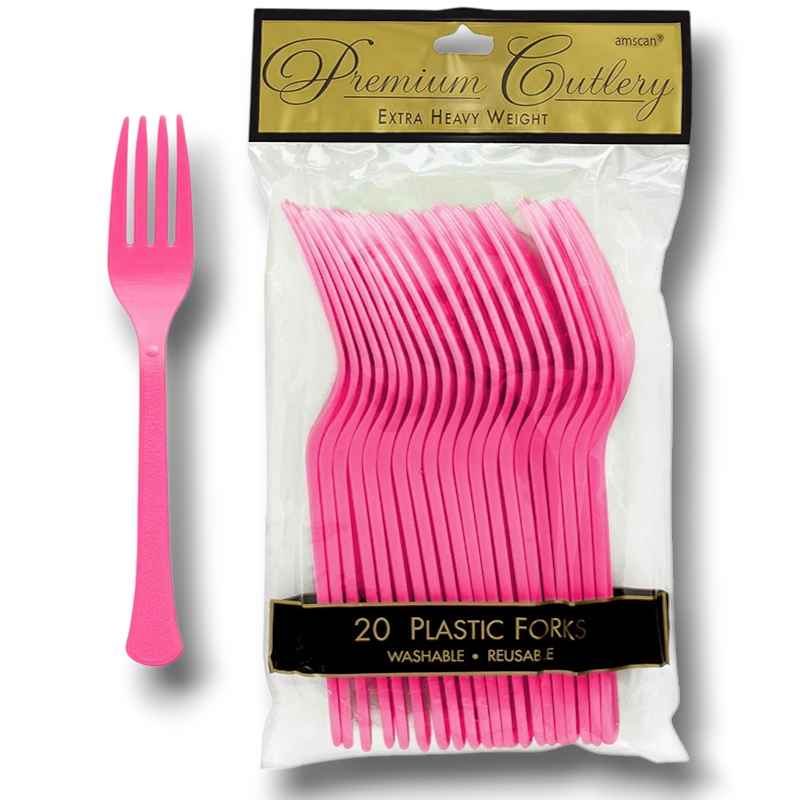 Tenedores Magenta C/20