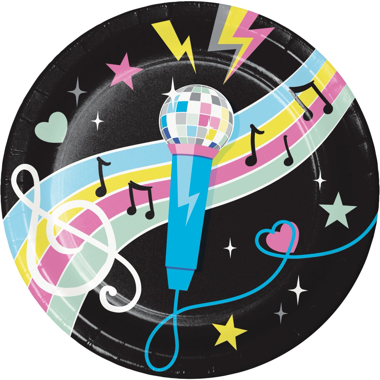 9" Birthday Beats Plate C/8