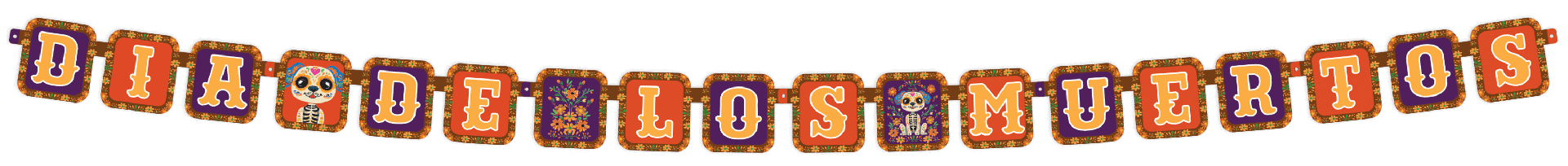 Letrero Movil Dia De Muerto Perro C/1