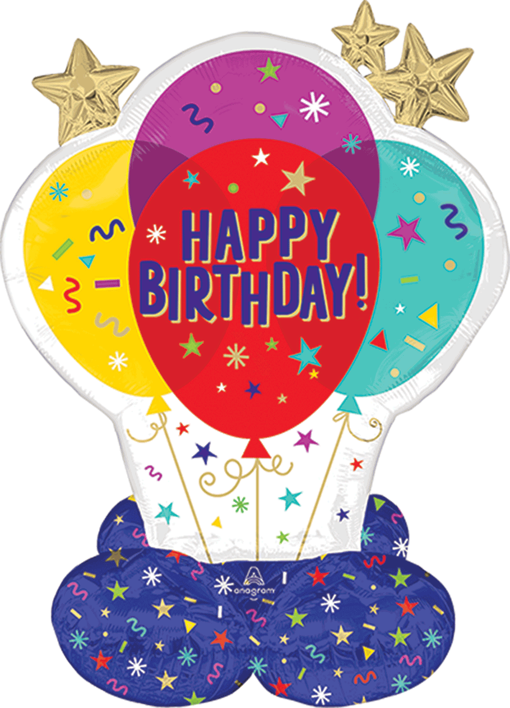 Globo Airloonz Jr Balloon Happy Birthday C/1