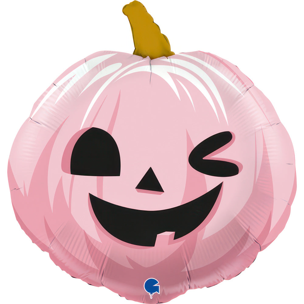 Globo 22" Calabaza Rosa C/1