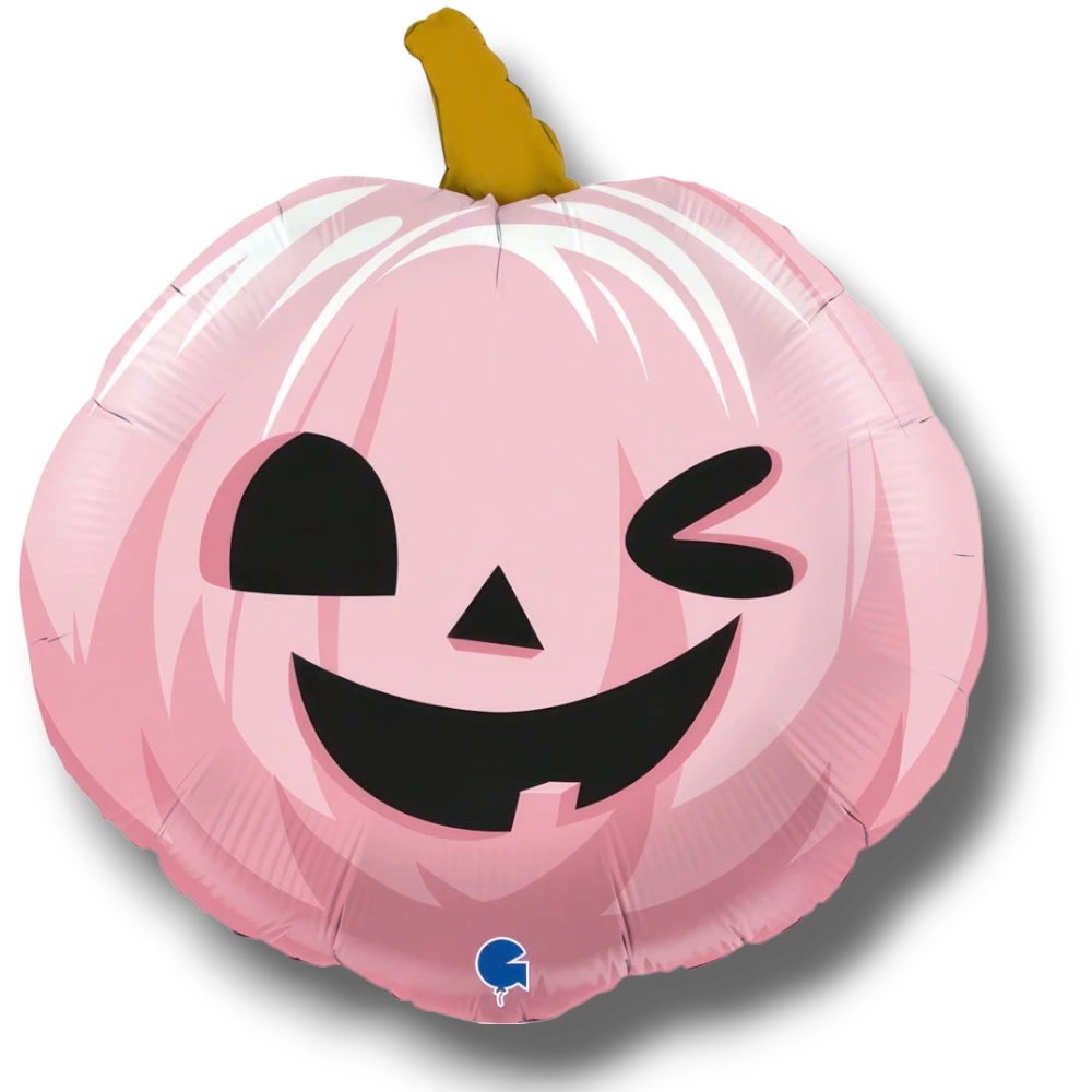 Globo 22" Calabaza Rosa C/1