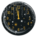 7" Plate Happy New Year Clock