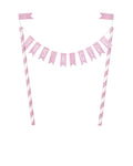 Cake Topper Pink Hearts It's A Girl C/1