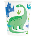 Vaso 9oz Blue & Green Dino C/8