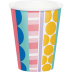 Vaso 9oz Party Patterns C/8