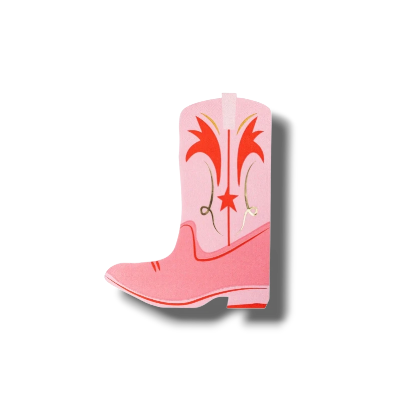 Servilleta Figura Pink Boot C/18