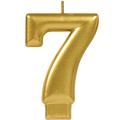 Golden Number 7 Candle C/1