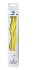 Velas Curvas Amarilo C/6