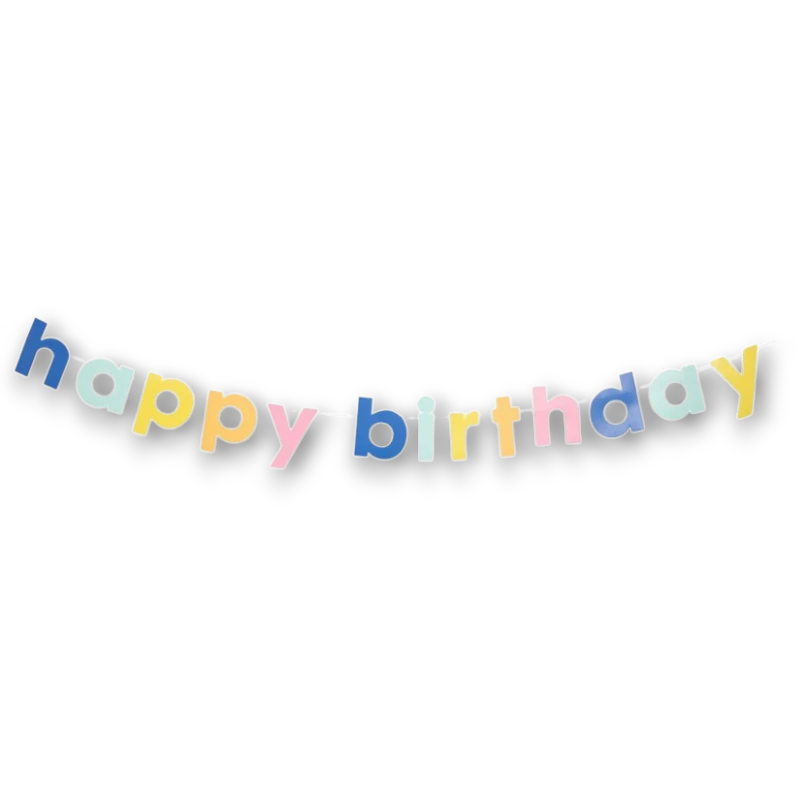 Mini Colorful Happy Birthday Banner C/1