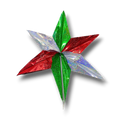 Estrella Metalica Tricolor #4 C/1