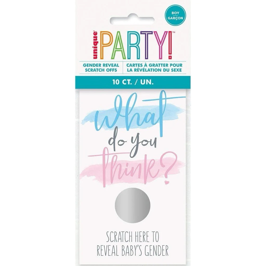 Scratch Offs Gender Reveal Niño C/10