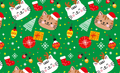 Christmas Wrapping Paper Kittens C/1
