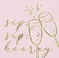 CH Bachelorette Pink Napkin C/16