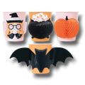 Groovy Halloween Paper Cups with Pop C/4