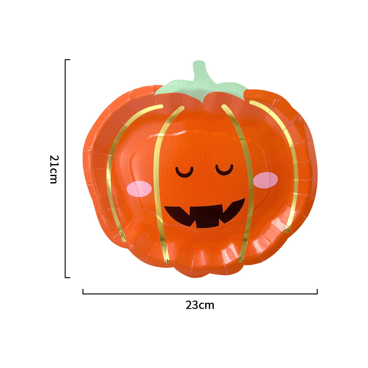 Plato Figura 9" Calabaza C/8