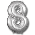 Globo 26" Numero 8 Plata C/1